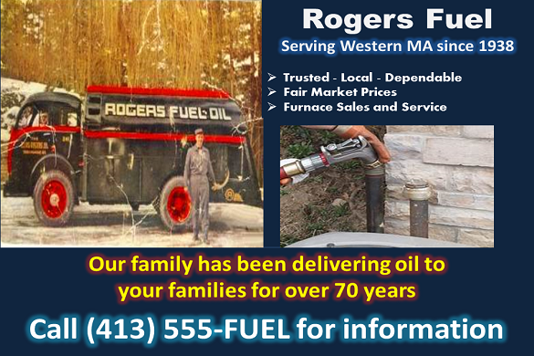 Fuel oil marketing postcard
